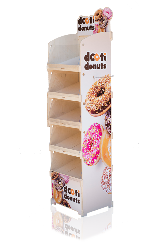 Realizacja Display Dooti Donuts