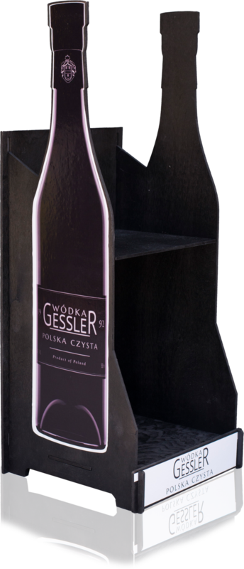 Zdjęcie realizacja Ekspozytor wódka Gessler