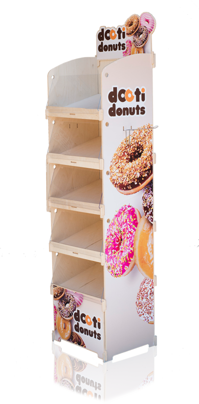 Zdjęcie realizacja Display Dooti Donuts